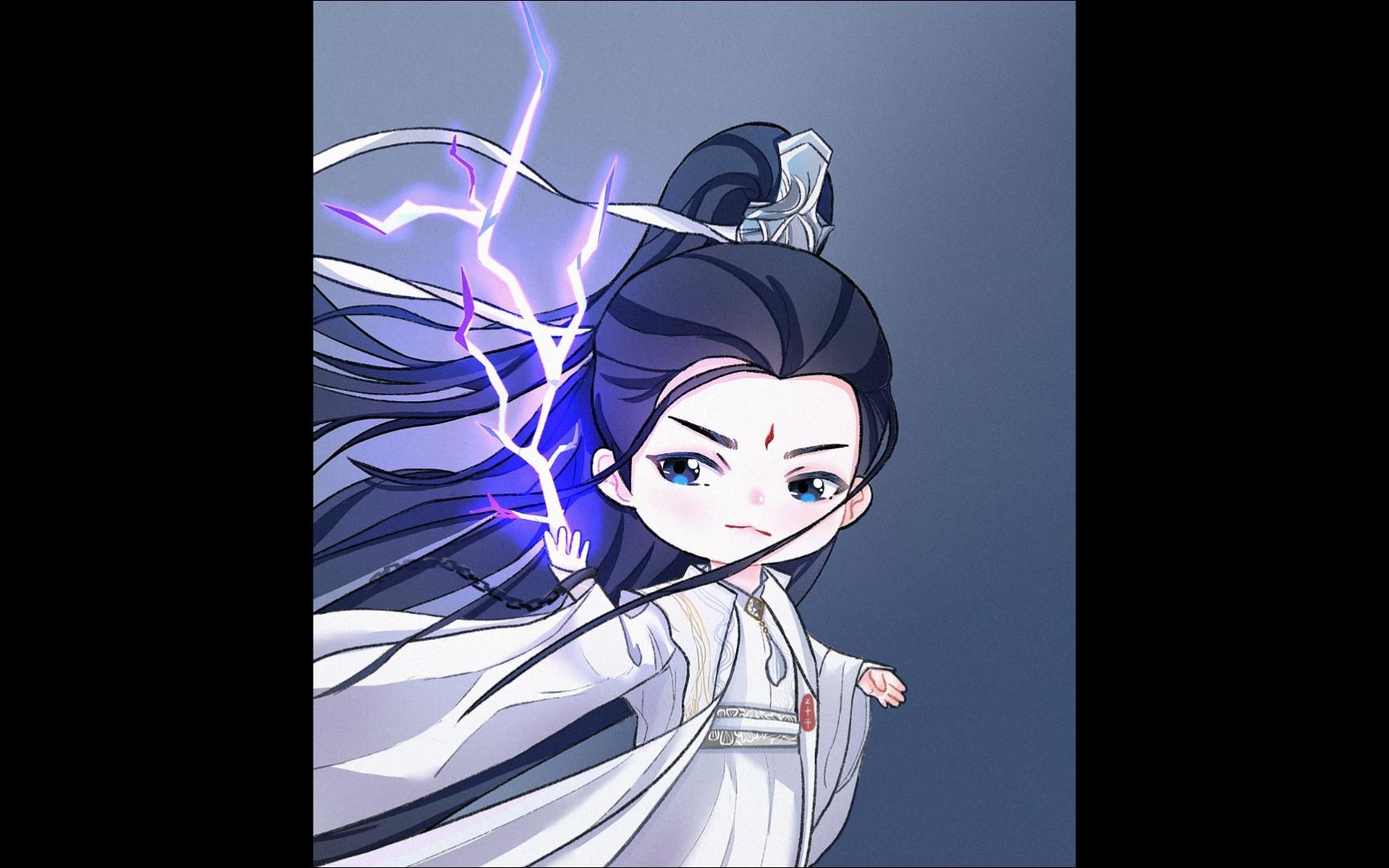 【绘画过程】q版 | 罗云熙 | 细化.俩小时.