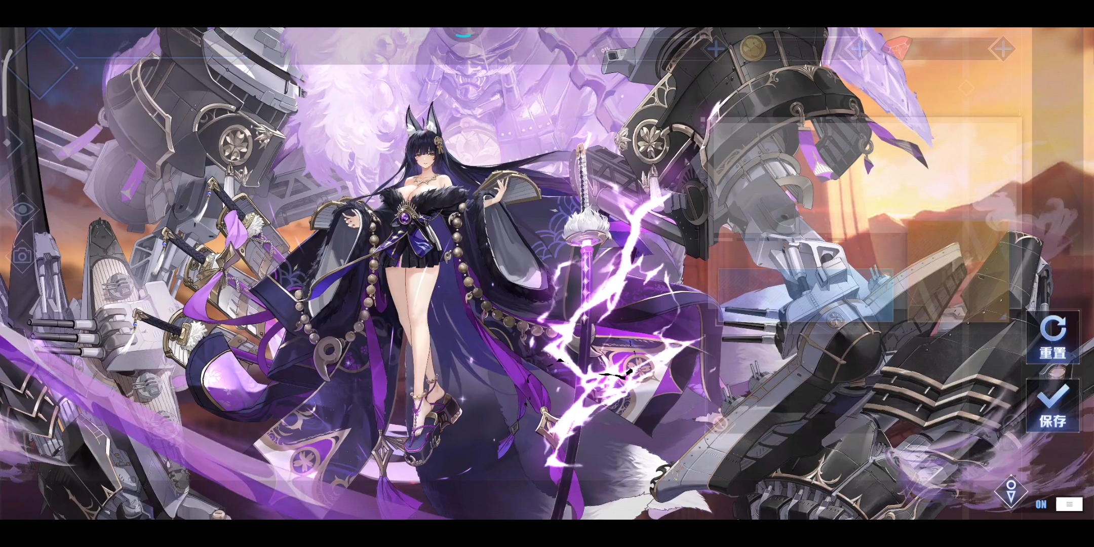 武藏动态立绘,长刀雷电环绕,宛若雷神_手机游戏热门视频