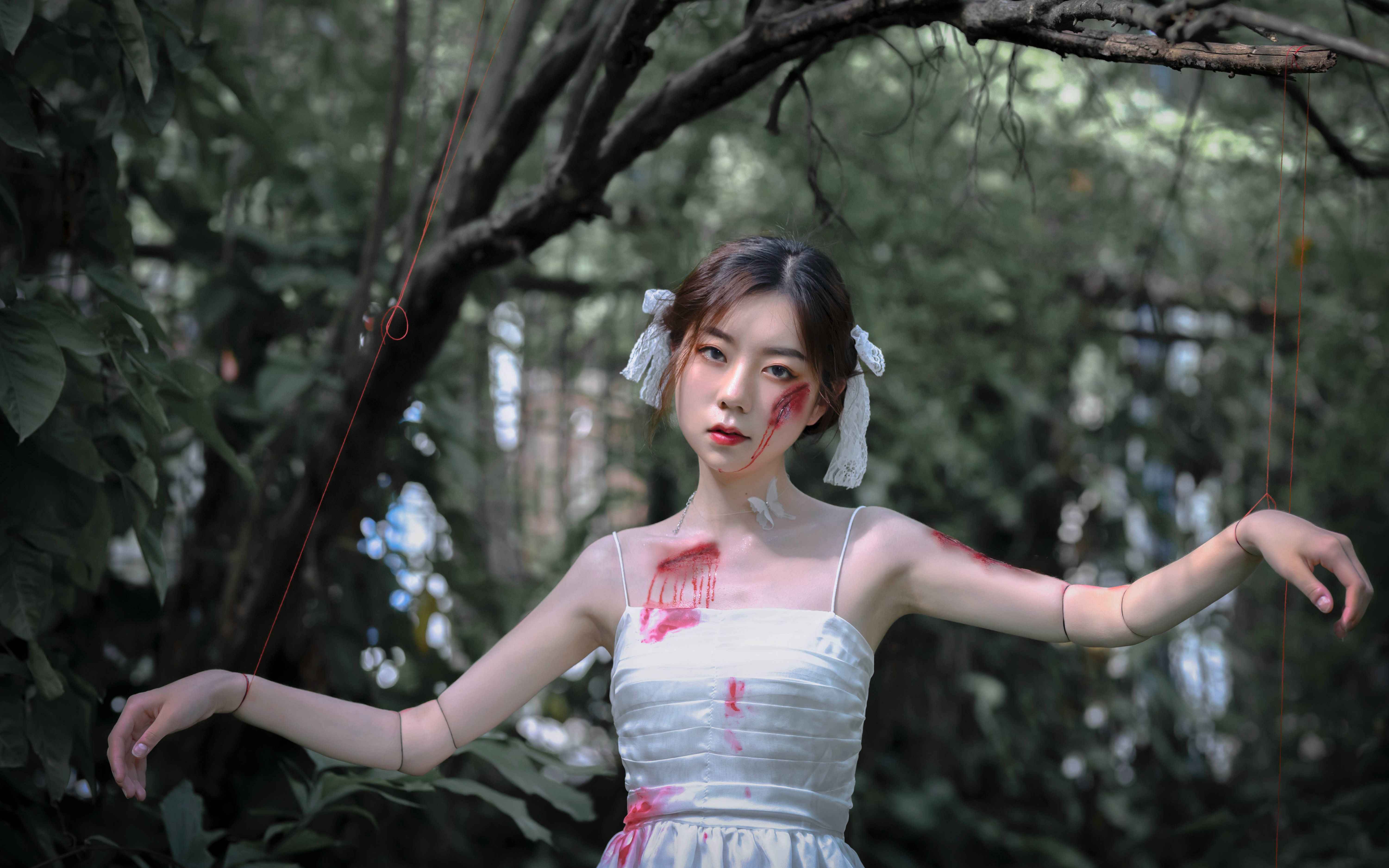 【禁忌救赎】 原创病娇伤痕妆,首次尝试暗黑向的提线木偶风丧系厌世