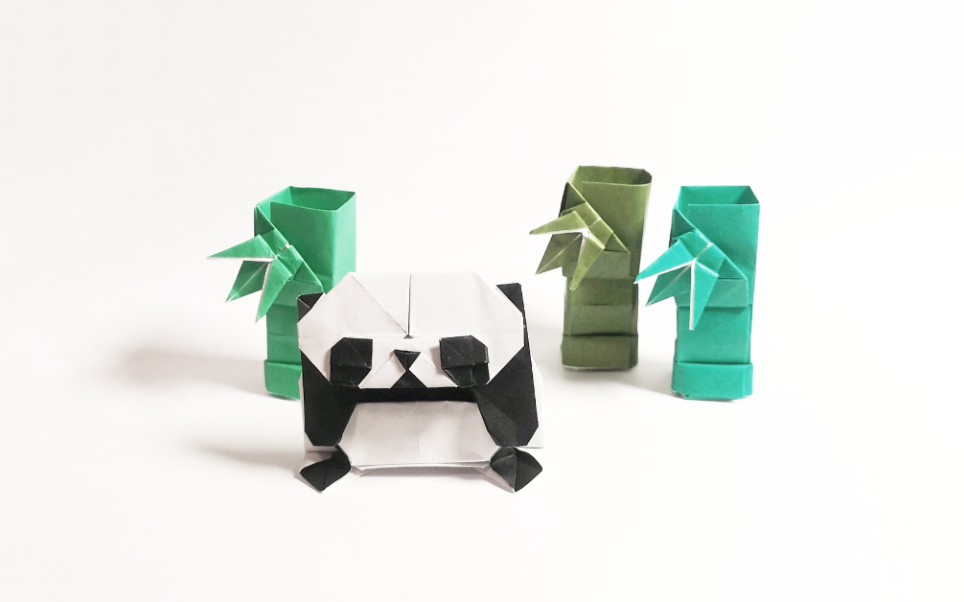 【折纸教程】教你折一个简单还可拼接的竹子!