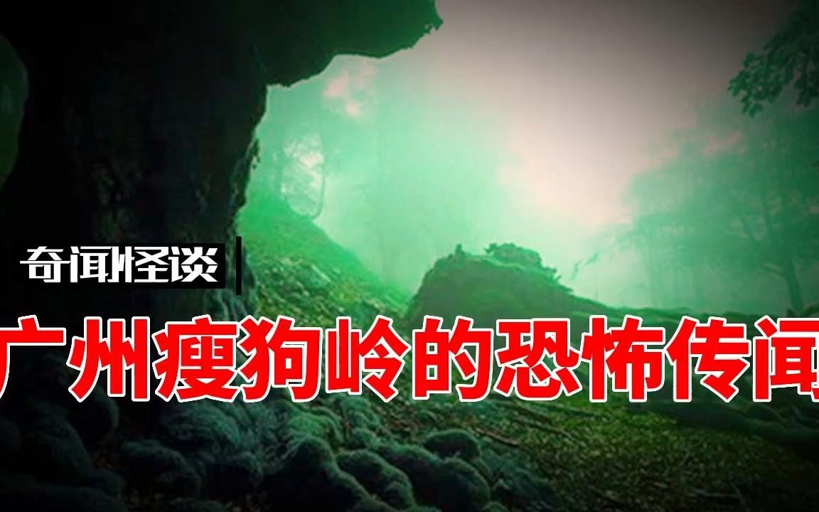 [图]【奇闻怪谈录】广州瘦狗岭的恐怖传闻丨奇闻异事丨民间故事丨恐怖故事丨鬼怪故事丨灵异事件丨