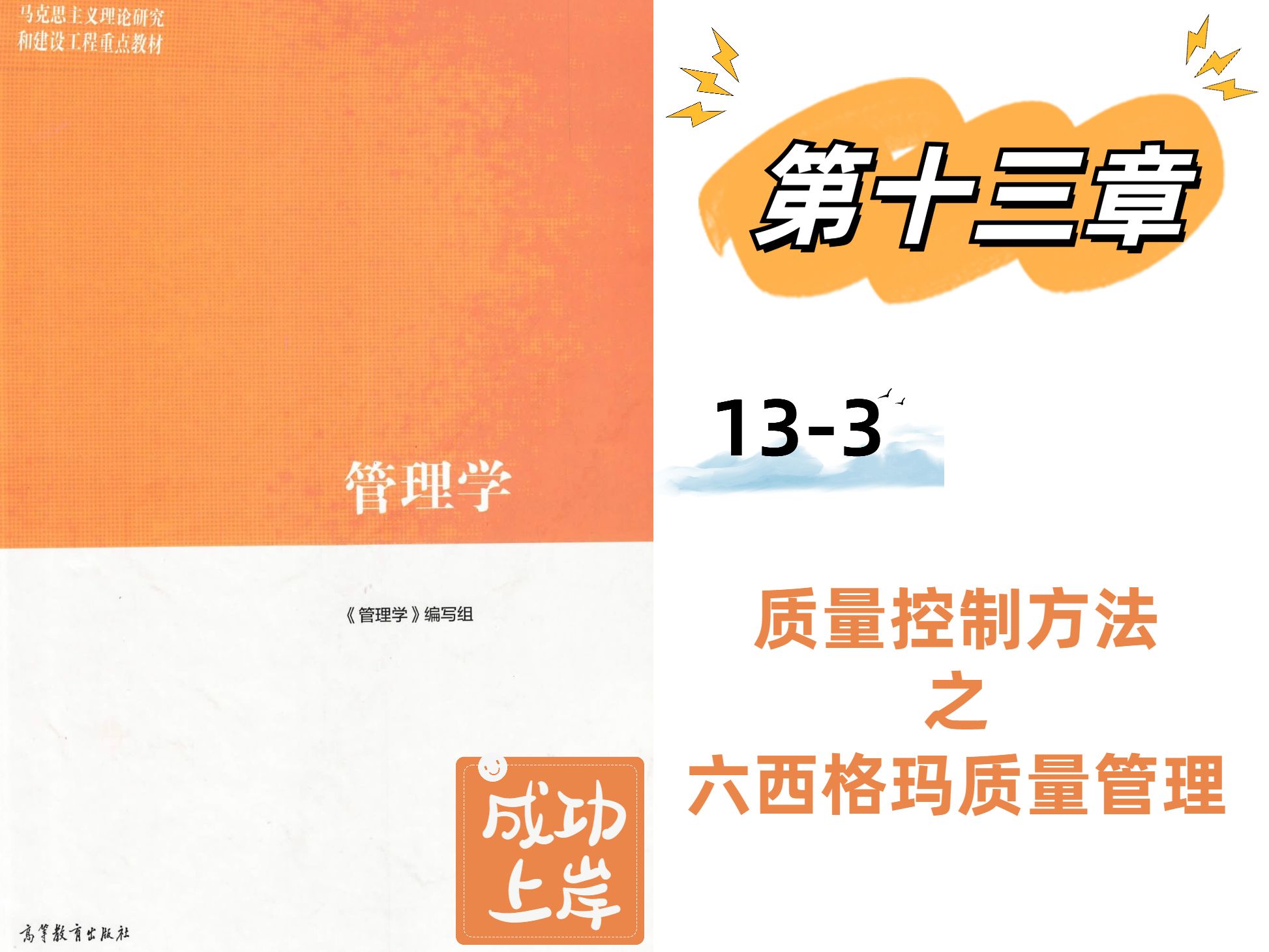 【5星】马工程《管理学》|13-3 质量控制方法—六西格玛质量管理