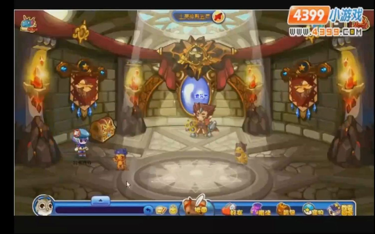 【洛克王国】2010-9-14 格斗小七单挑土灵神殿