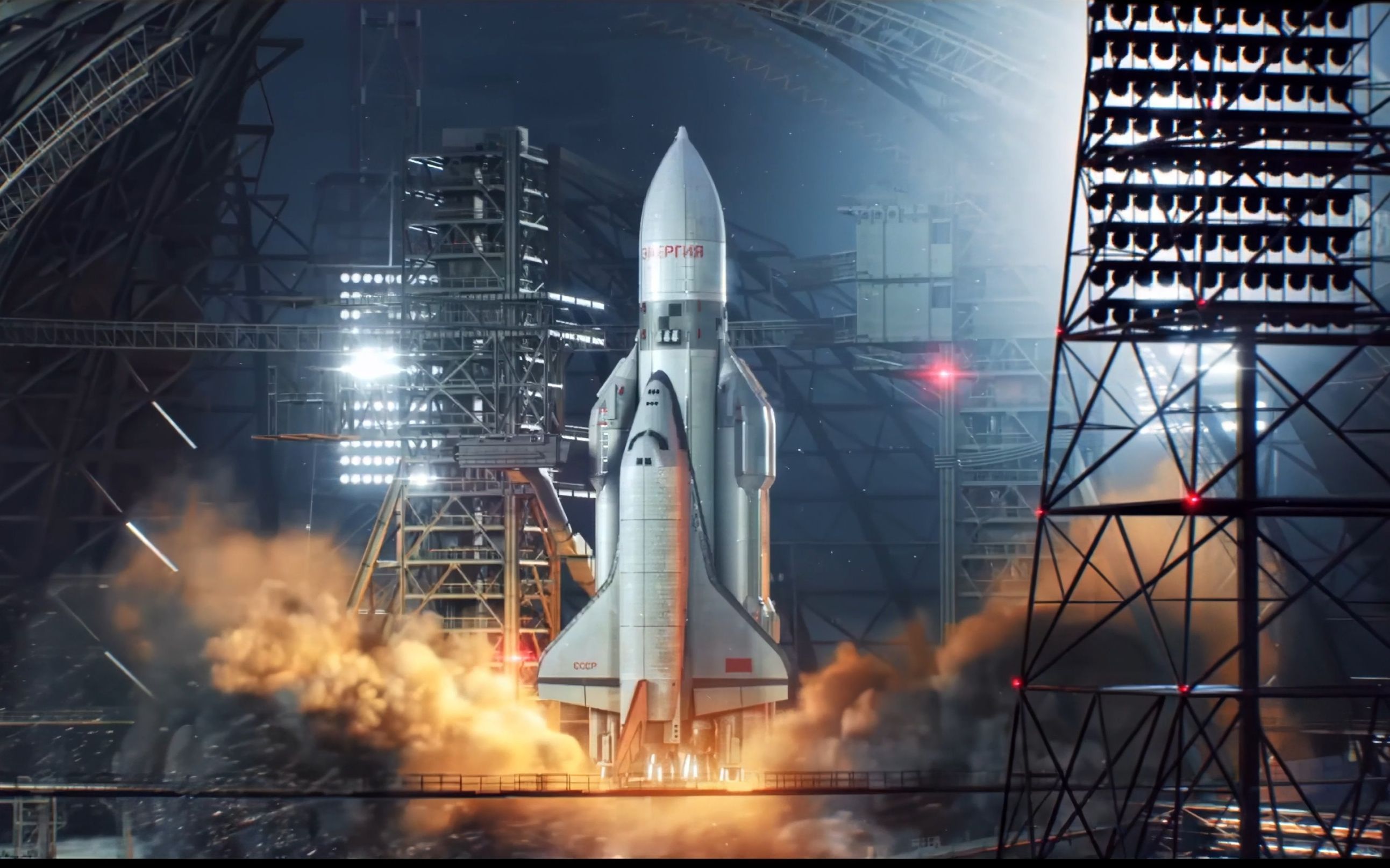 【4k】暴风雪号航天飞机宣传片-桜の星-无尽的拉格朗日-哔哩哔哩视频