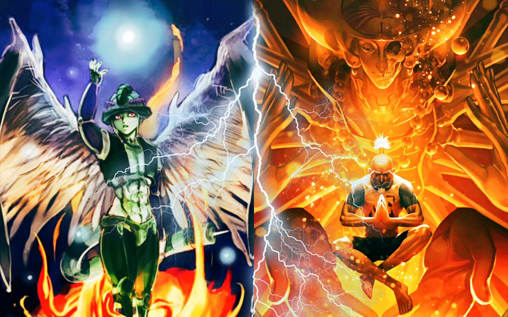 全职猎人:会长vs蚁王!全集最经典一战!超燃!_哔哩哔哩_bilibili