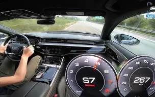 Download Video: [AutoTopNL]真的稳！奥迪A8 55 TFSI 高速公路加速267km/h体验