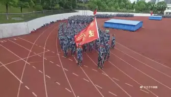长沙民政学院2017新生阅兵式