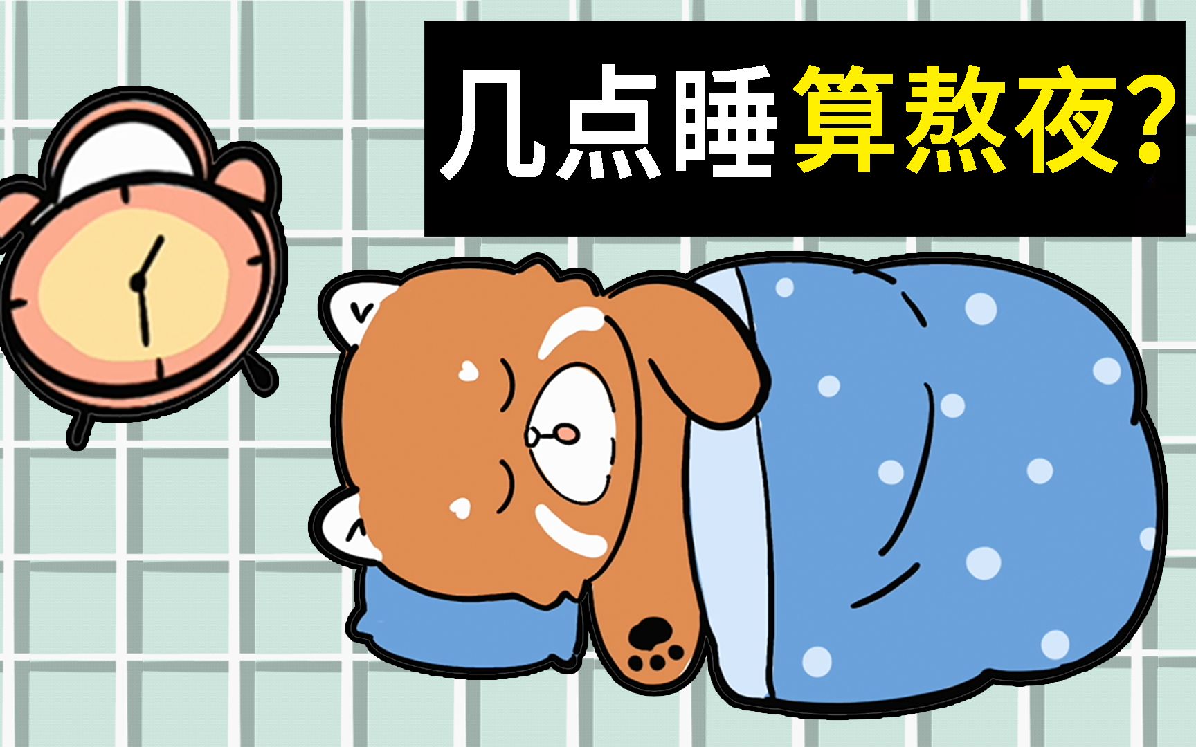 【冷知识】到底几点睡觉,才算熬夜呢?哔哩哔哩bilibili