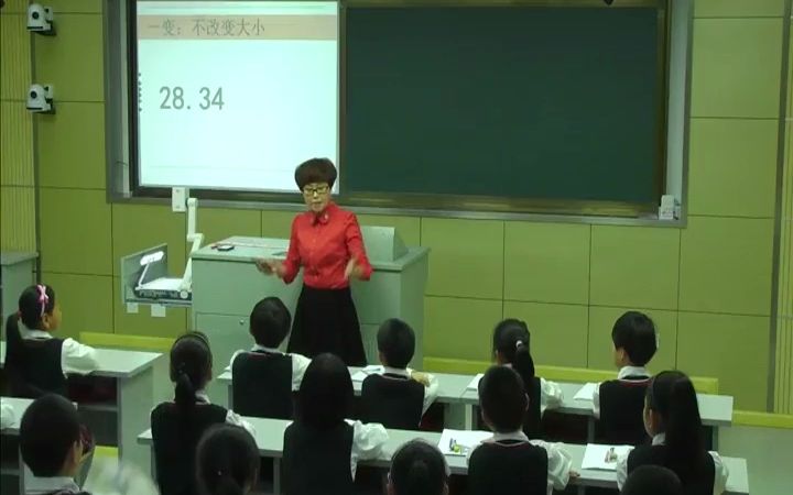 [图]【获奖】人教版四年级小学数学下册_《小数点位置移动引起小数大小的变化》浙江张老师公开课优质课视频