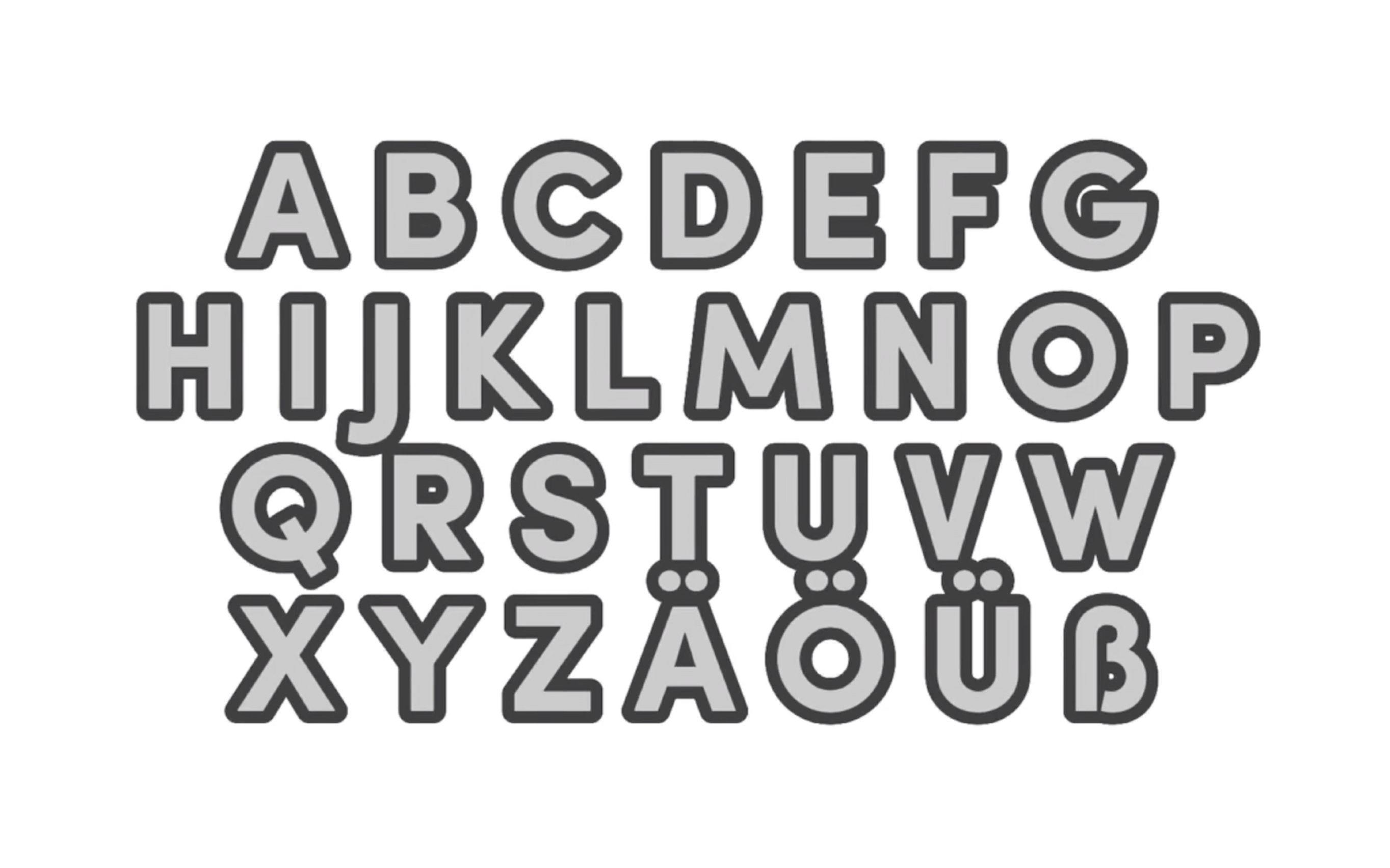 德语字母歌(2024年第一个视频)