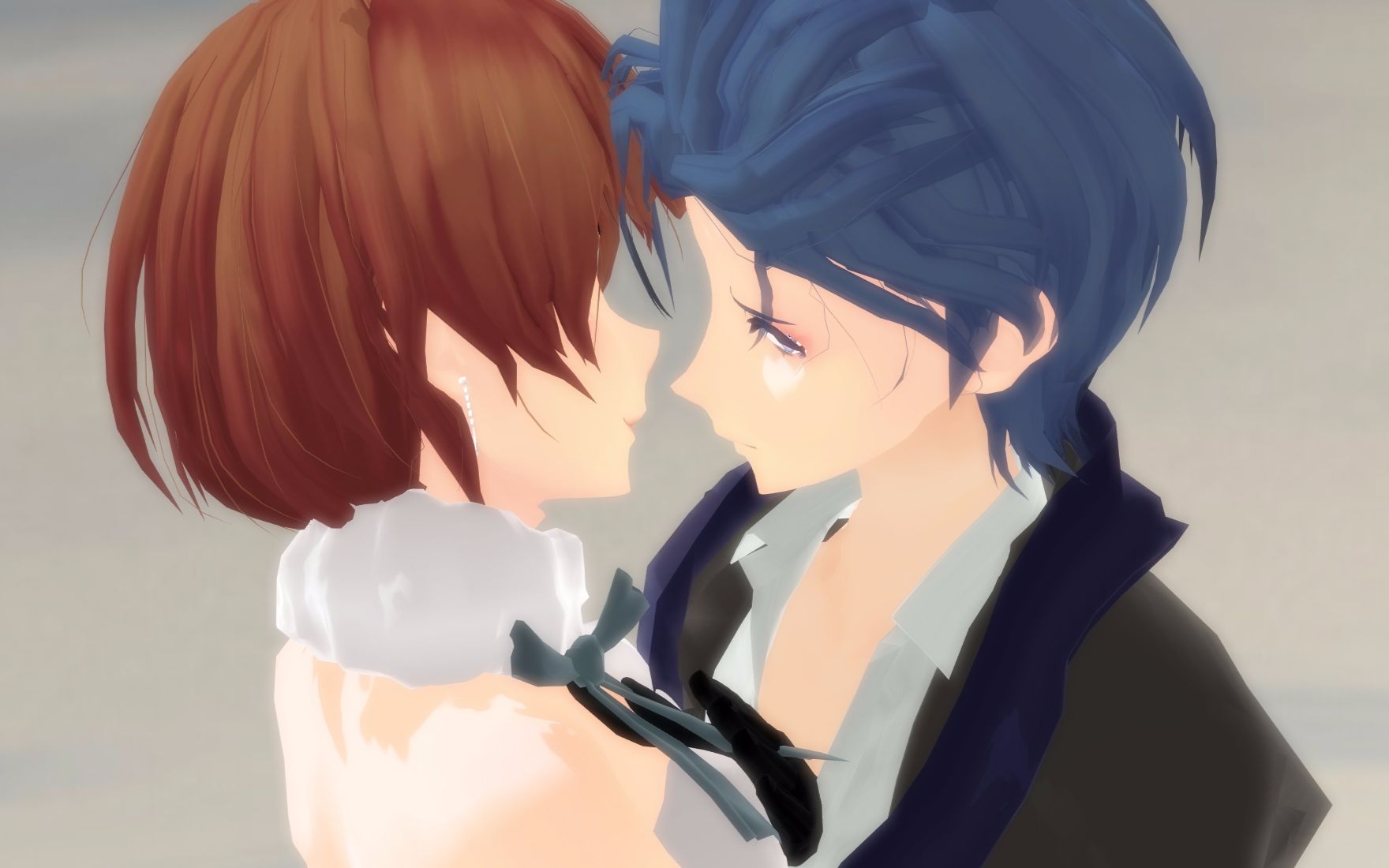 【mmd】kaito x meiko - say something(自制)【mmd】kaito & meiko