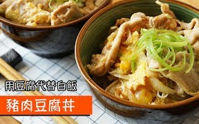 猪肉豆腐井|用豆腐代替白饭的井饭【菜单研究所】哔哩哔哩bilibili