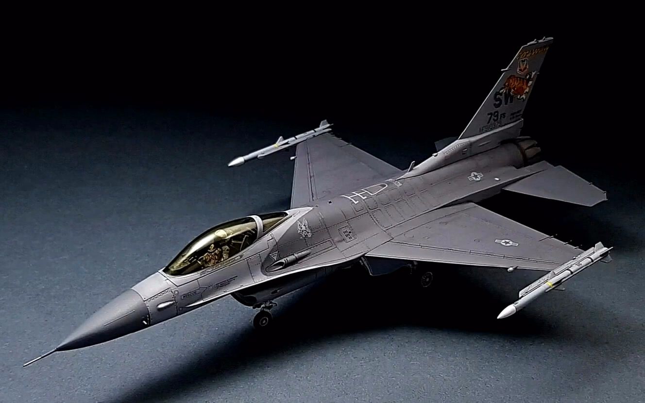 [图]【TAMIYA】 F-16C Fighting Falcon 模型制作（1/72）