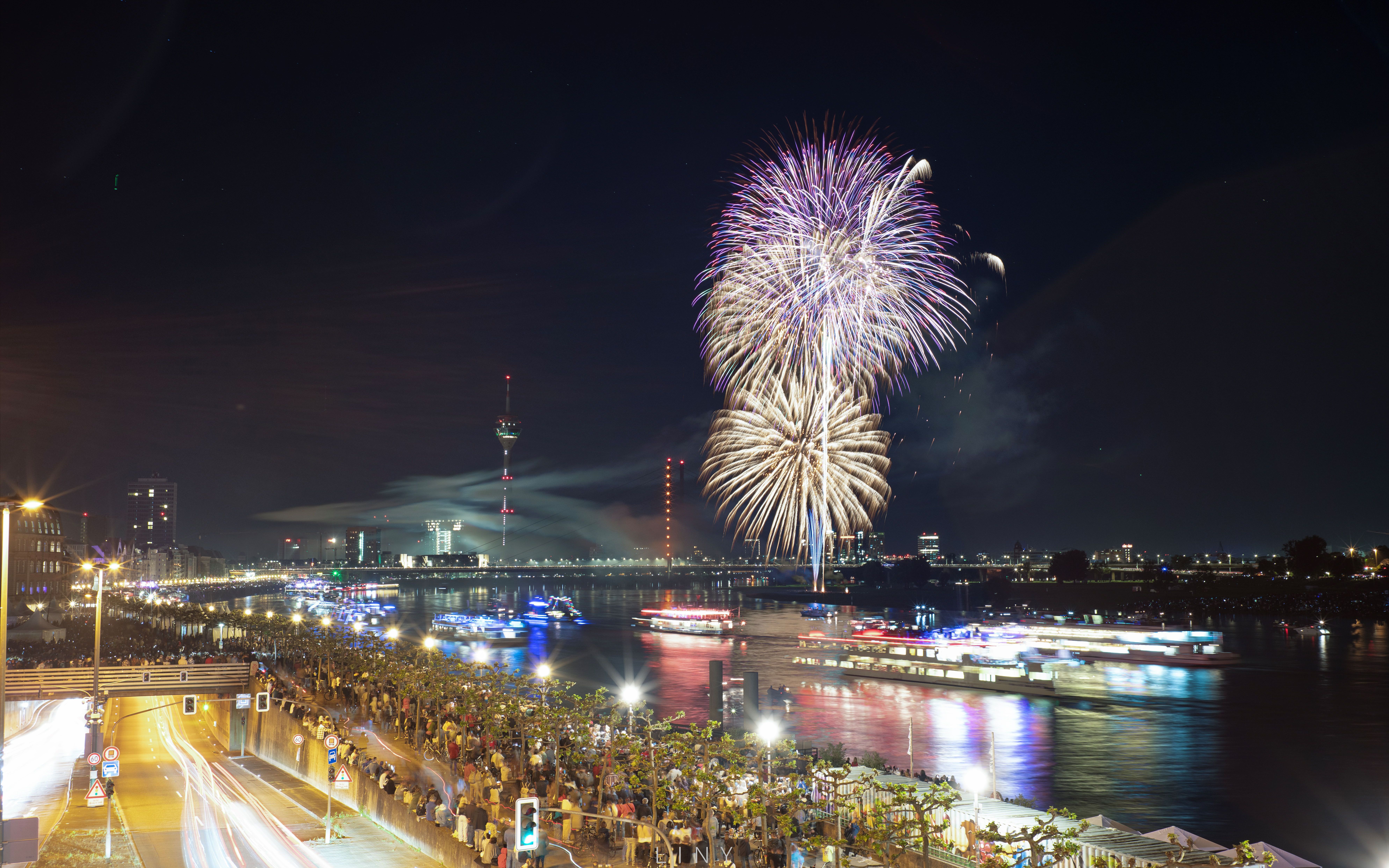 [杜塞尔多夫]japanisches feuerwerk 日本节烟花