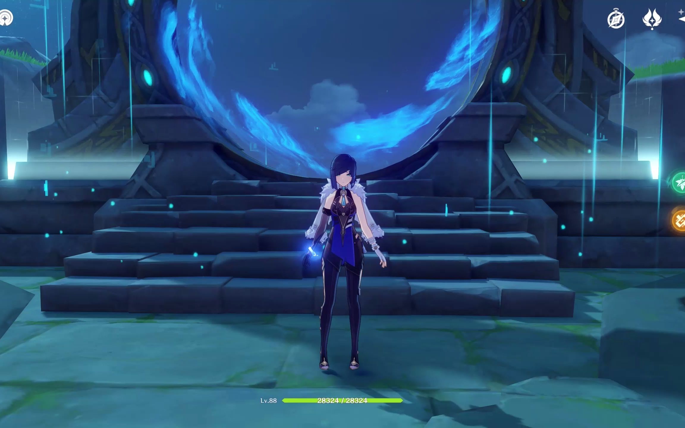 夜兰零命绝弦充能实测_原神