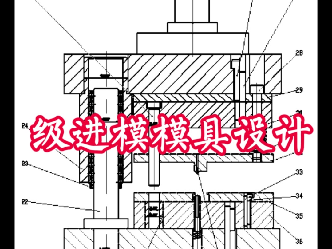 级进模模具设计,模具毕业论文,毕业设计怎么做?哔哩哔哩bilibili