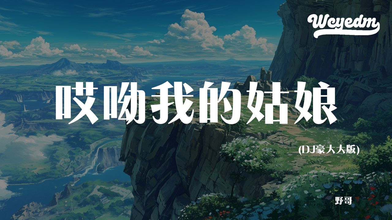 野哥  哎呦我的姑娘 (DJ豪大大版)「我的心儿慌慌 我的大脑缺氧」【动态歌词/p䫮 y䫮 g䓠c㭣€‘#野哥 #哎呦我的姑娘 #动态歌词哔哩哔哩bilibili