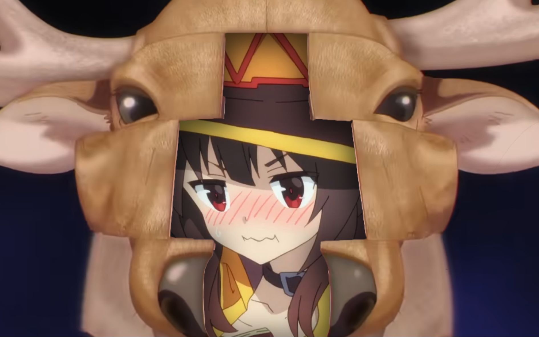 爆裂魔法虎视眈眈