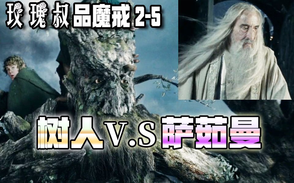 树人大战萨茹曼 双塔完结【玫瑰叔品魔戒2-5】_哔哩哔哩_bilibili