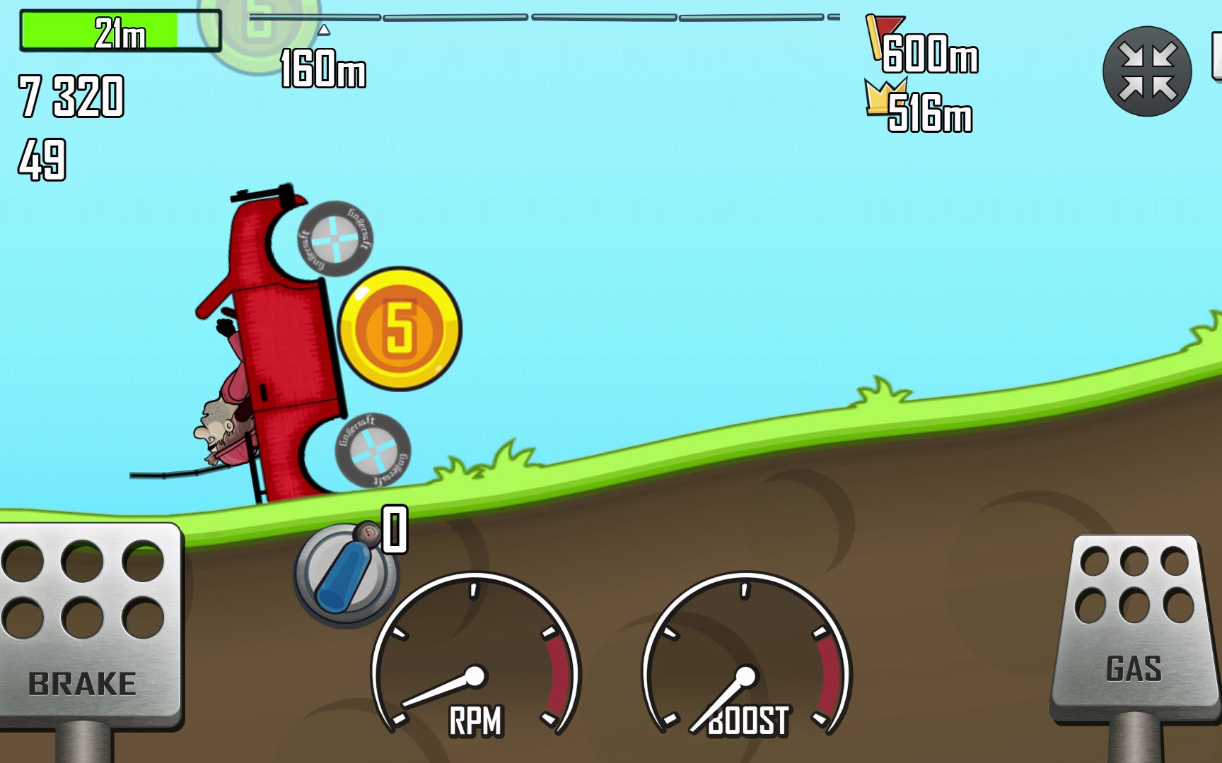 hill climb racing登山赛车