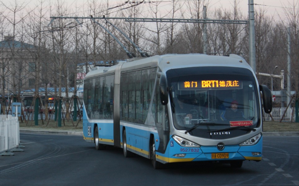 「北京第一条brt」【北京公交@part54】快速公交1线/brt1路(德茂庄