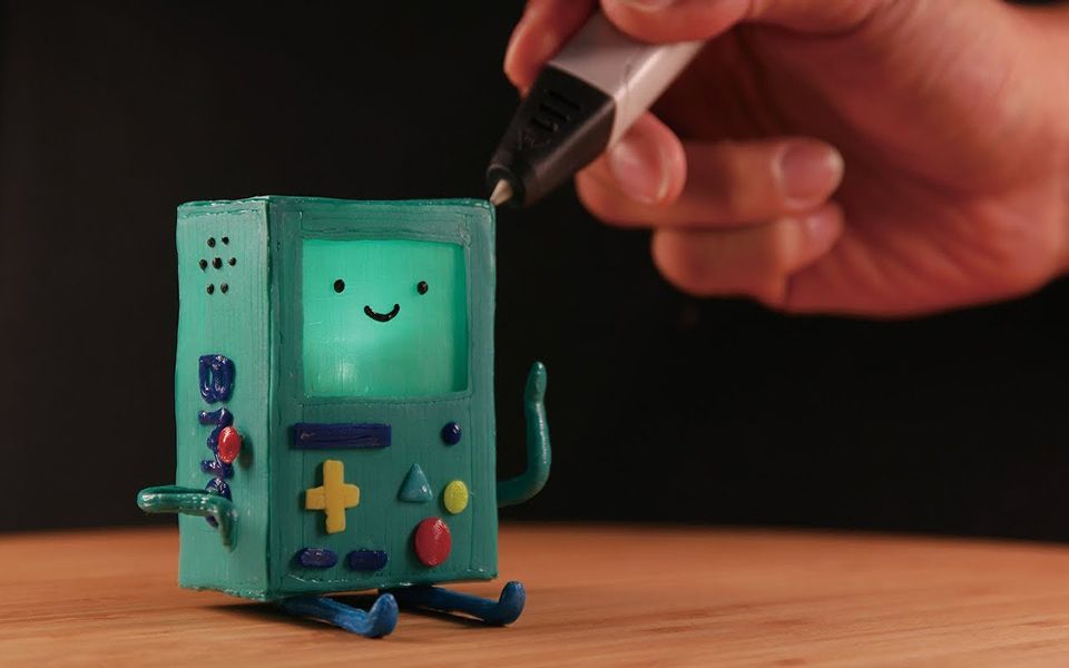 3d打印笔制作探险活宝中的bmo3dpenmakingbmoadventuretimesanago斑豆