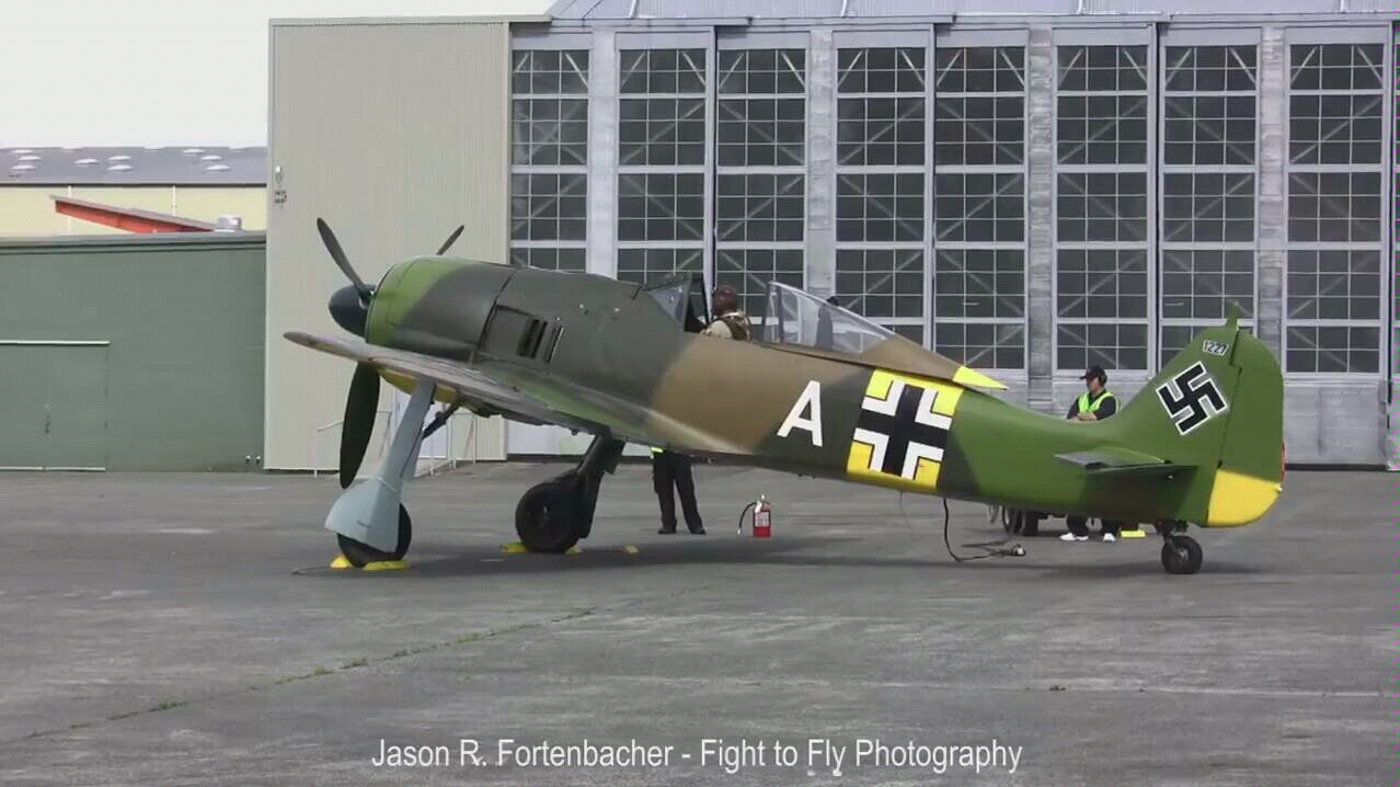 纳粹德国fw190战斗机720p