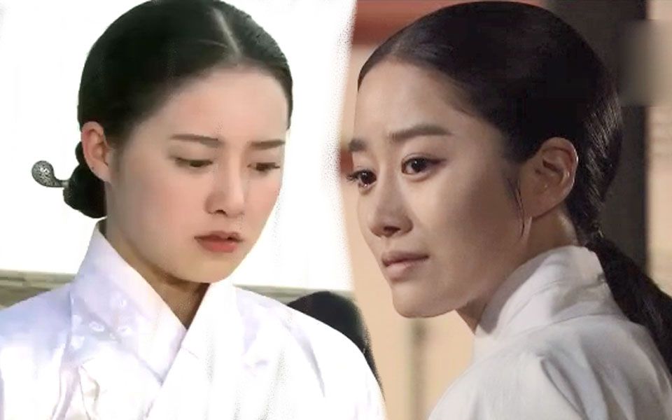 两版对比燕山君生母尹氏被废出宫去假髻去唐衣坐步轿离宫