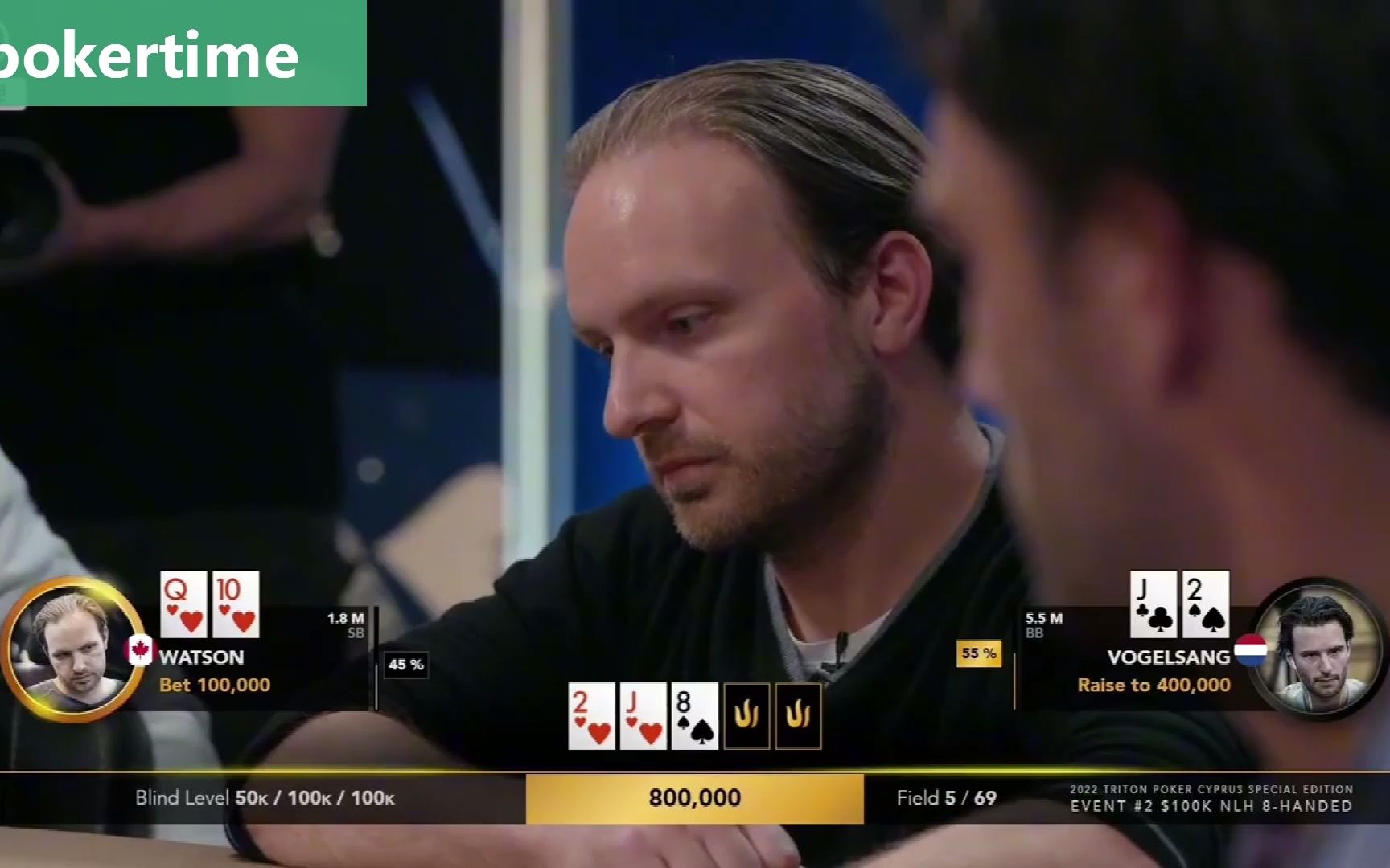 德州扑克当allin撞上皇家同花顺胜负已经很明了