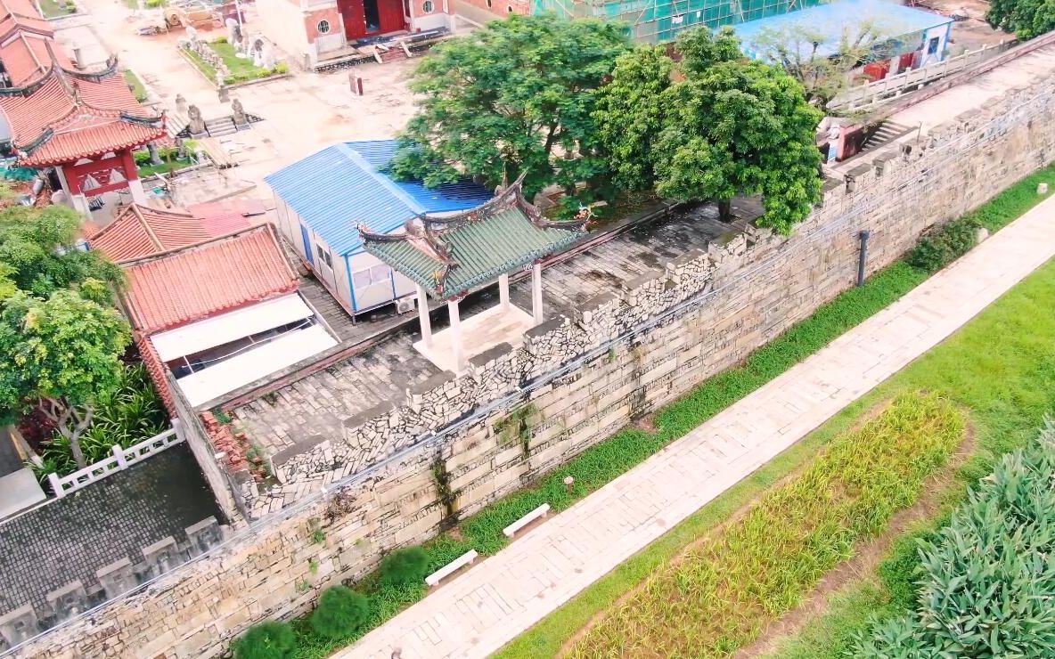 空中镜头下的厦门同安古城墙遗址,景色优美_哔哩哔哩_bilibili
