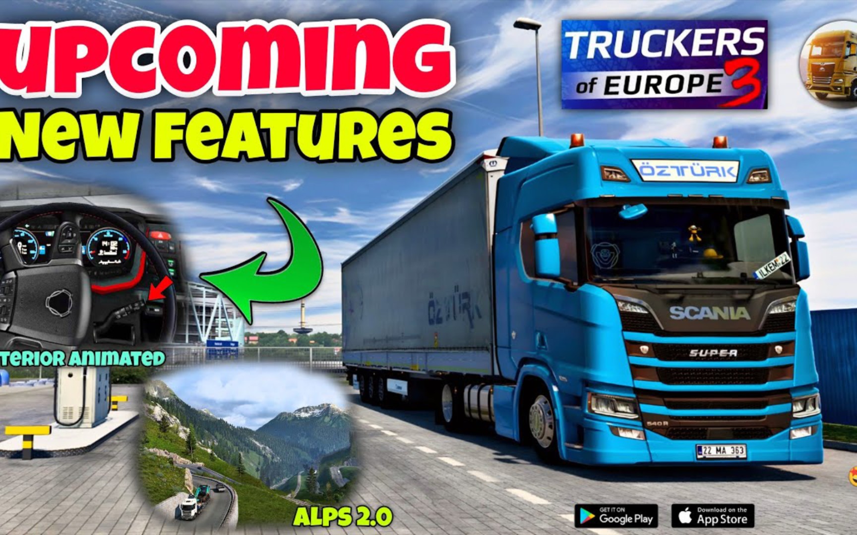 欧洲卡车司机3新更新即将推出的新功能和发布日期.