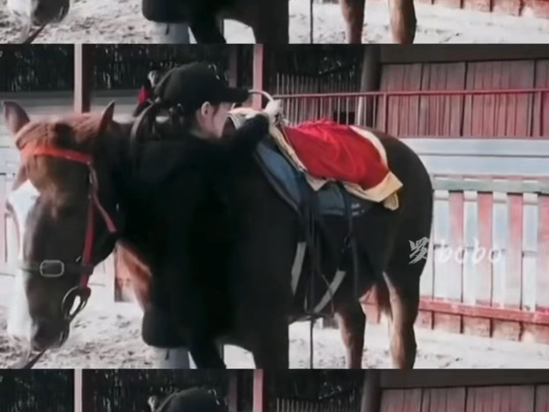 陈钰琪真的是练过 上马动作干脆利落