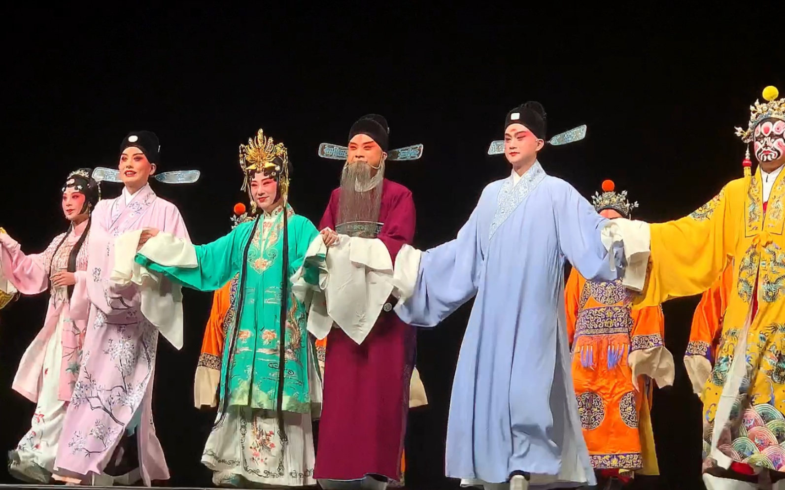 昆曲世说新语谢幕施夏明周鑫张争耀20201122