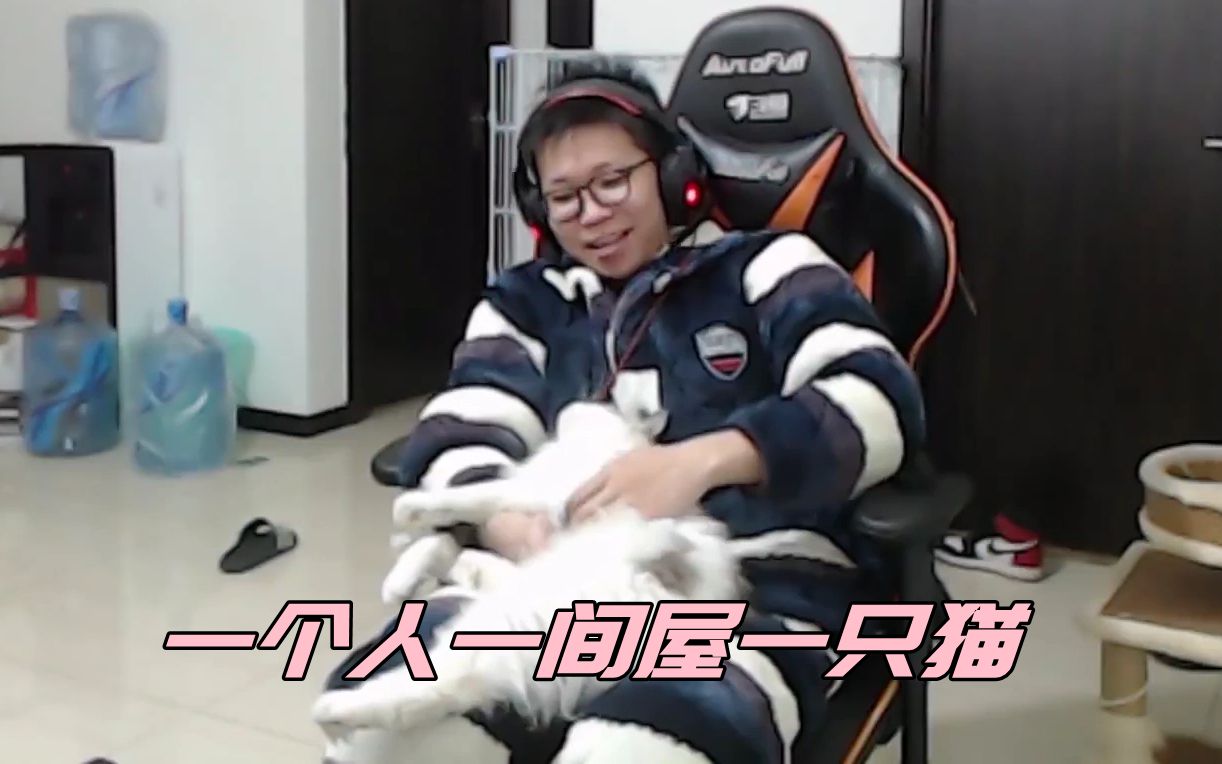 一个改变你对余小c看法的吃播:一人一屋一猫