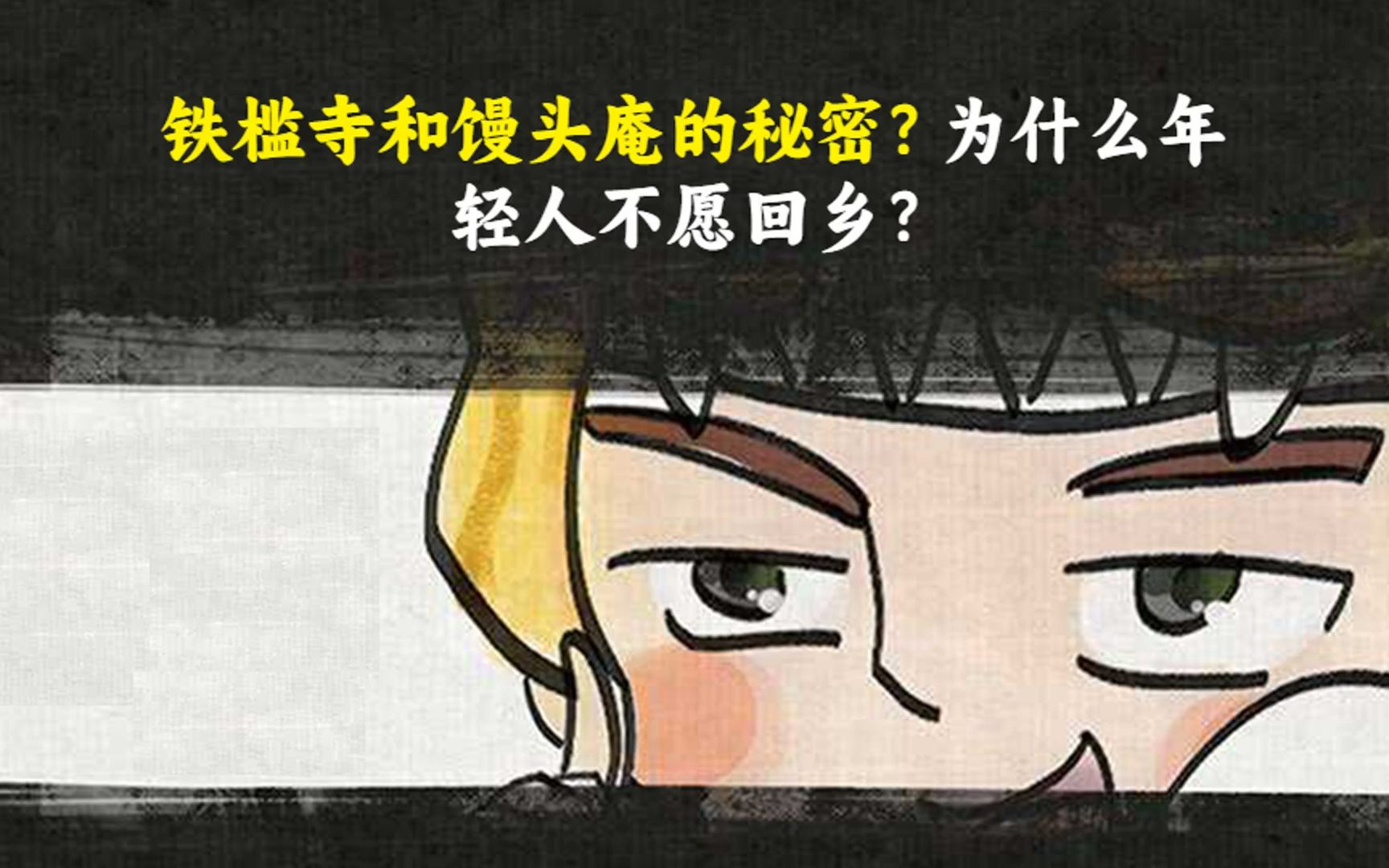 大话红楼127:铁槛寺和馒头庵的秘密?为什么年轻人不愿回乡?哔哩哔哩bilibili