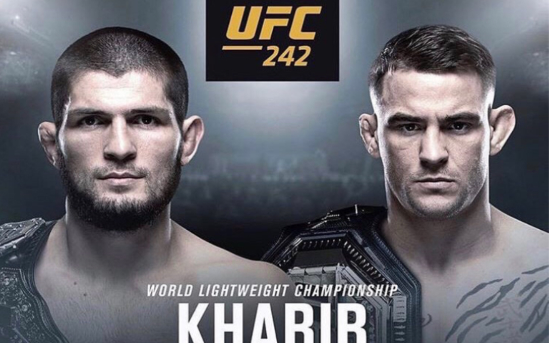 ufc242鬼量級世紀大戰之c位小鷹激情對視c1磚石