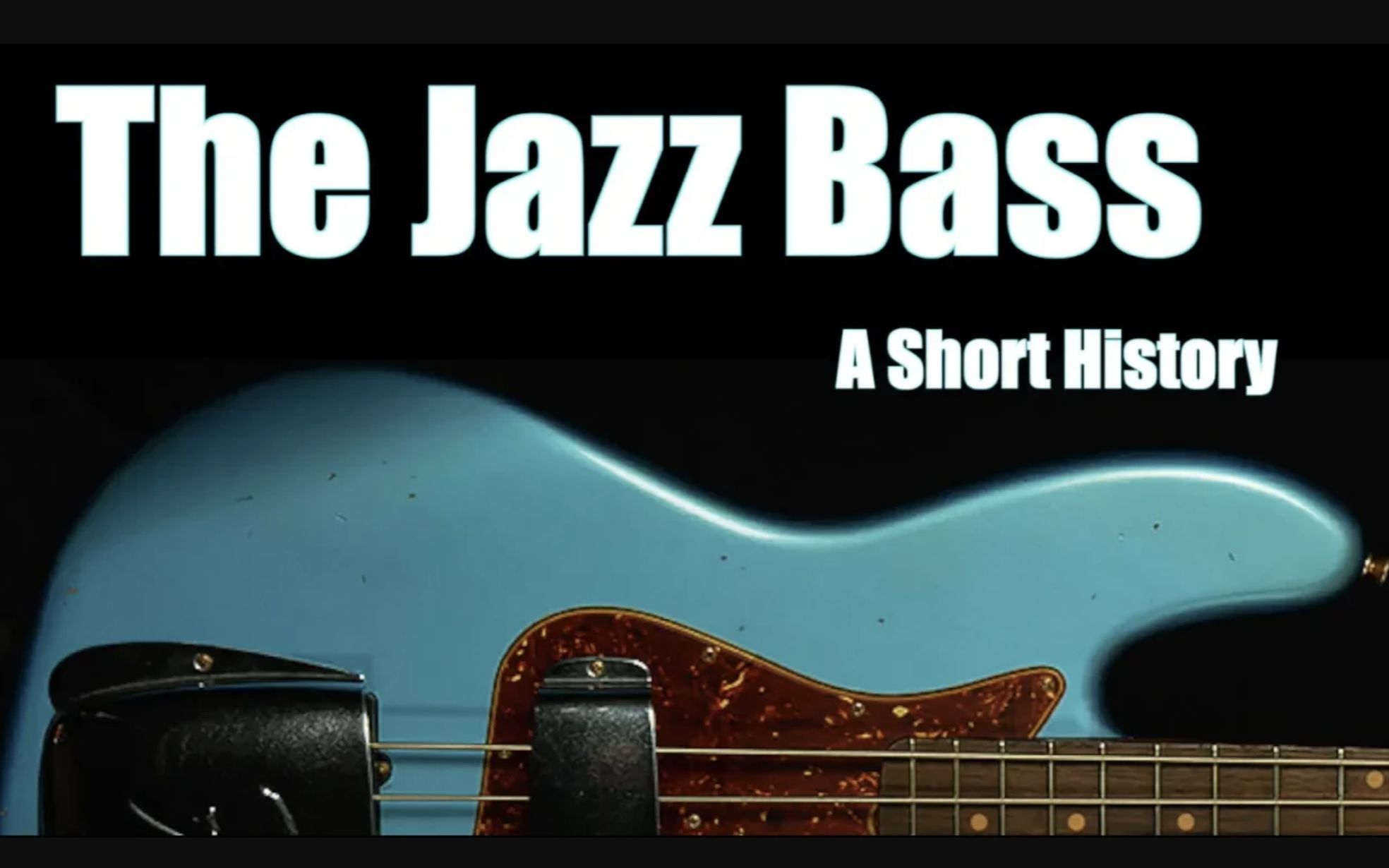 贝斯fenderjazzbass的简史