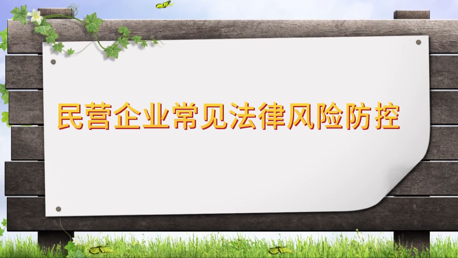 民营企业常见法律风险防控 #关于诉讼时效 #严格审核金融贷款合同 #注意借新还旧中的担保风险 #避免为有违法违规嫌疑的借款合同提供担保 #防止企业实际...