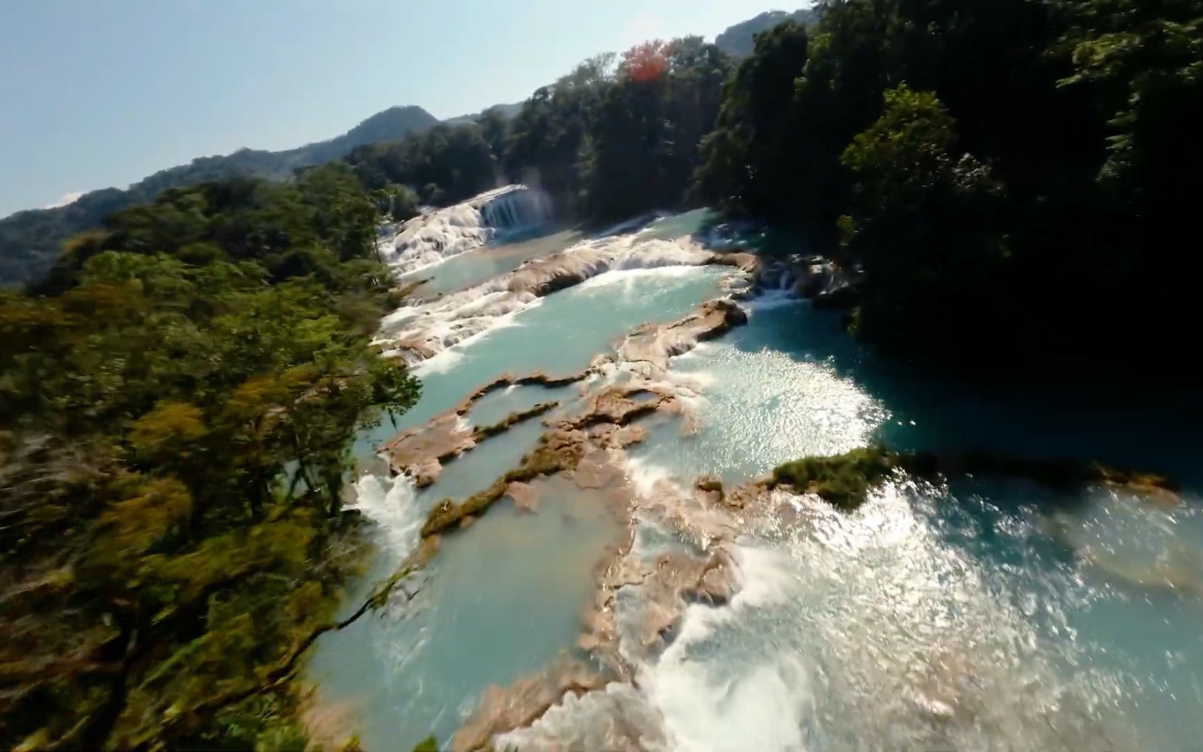 wangrongfpv【阿瓜阿祖尔瀑布·墨西哥恰帕斯州·电影感穿越机fpv】