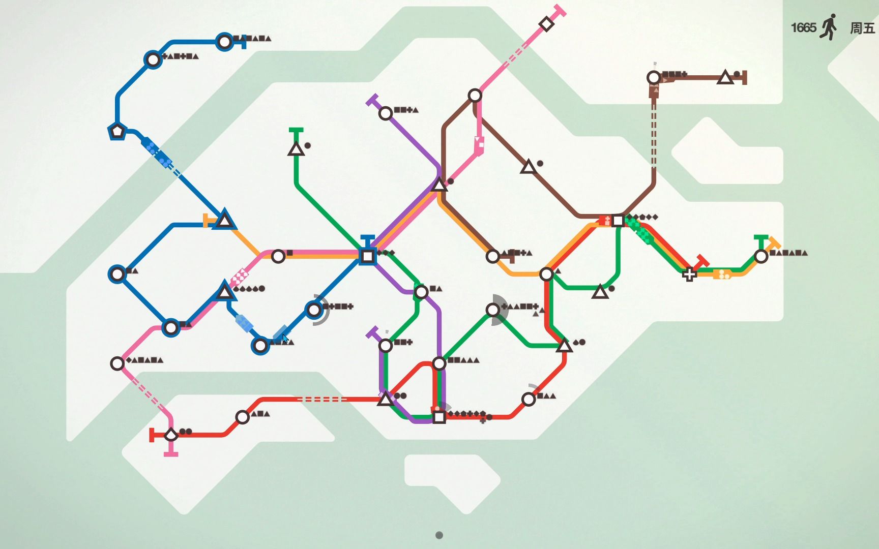 mini metro | 迷你地铁 新加坡1977人次