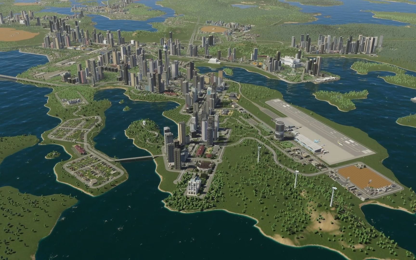 都市天际线2~湖岸新城完结