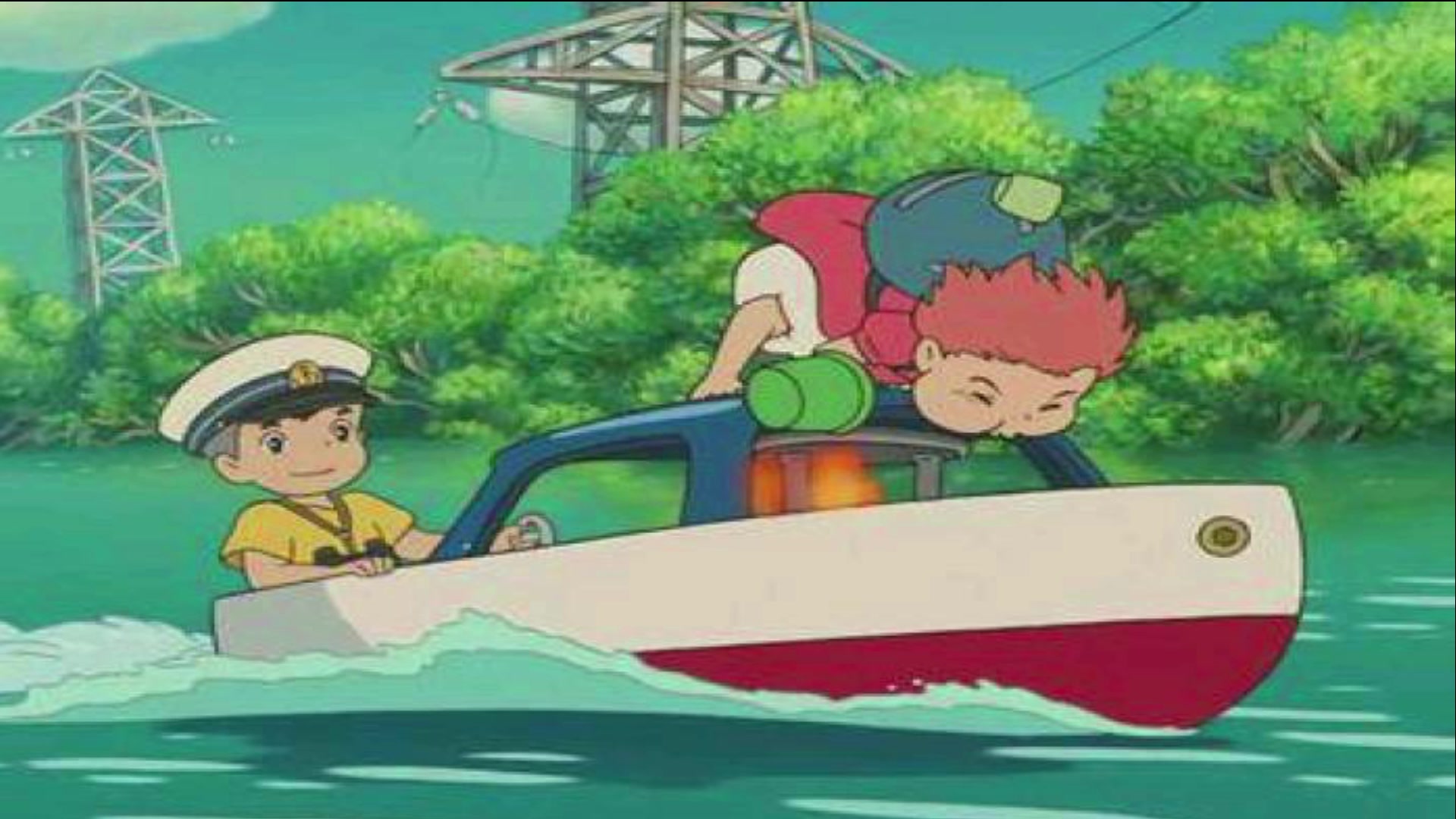 波妞和宗介图片踩点连动