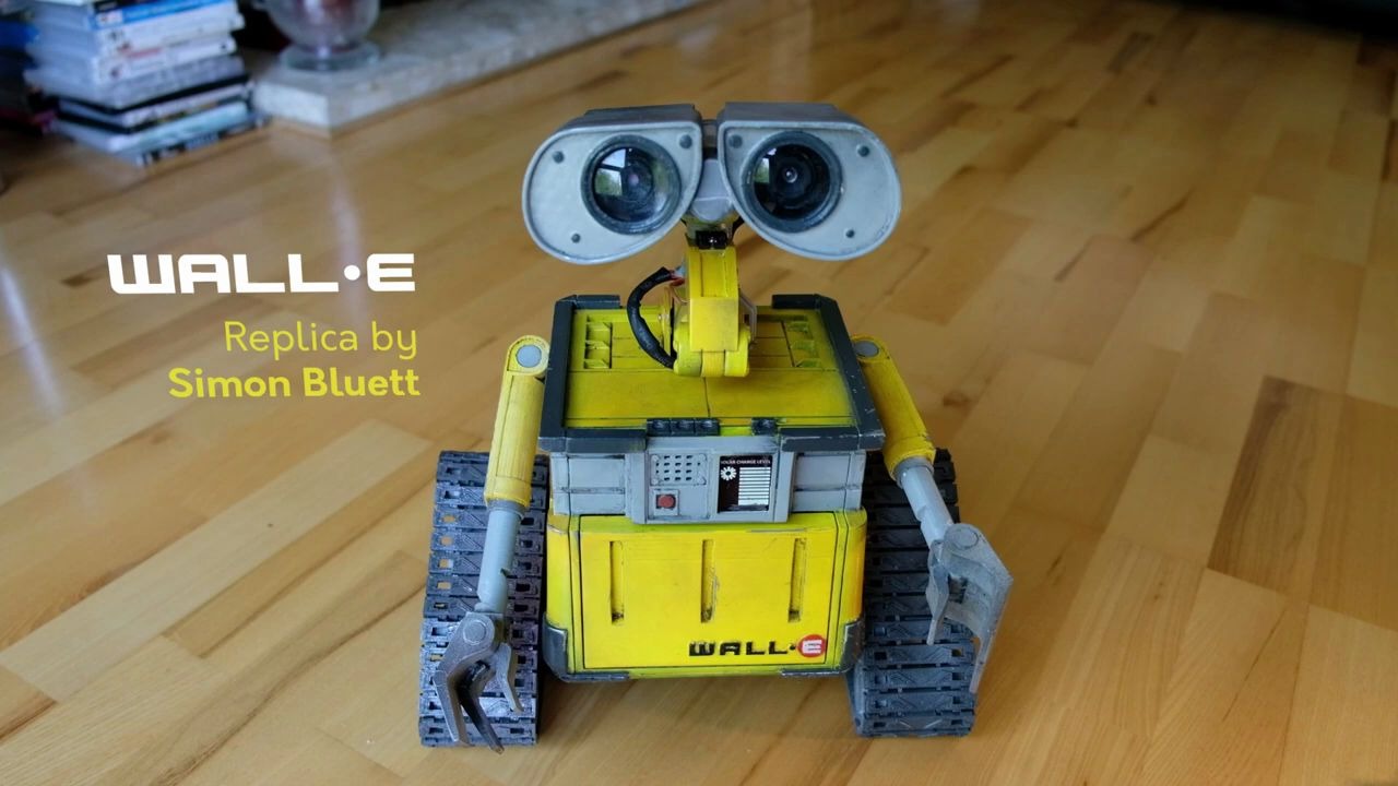 3D 打印瓦利机器人,3D Printed WALL·E Replica_哔哩哔哩_bilibili