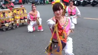 原声七美女跳凤阳花鼓，这声音