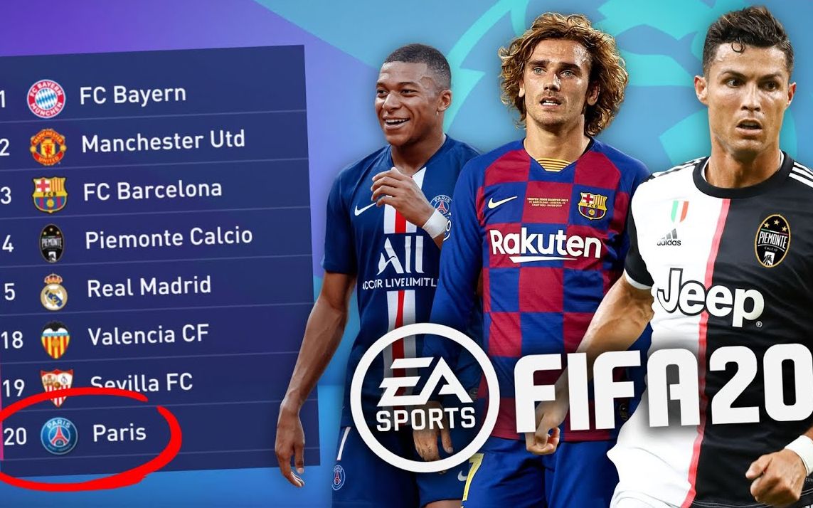 我在fifa20经理模式中做了一个世超联赛! 中英双字