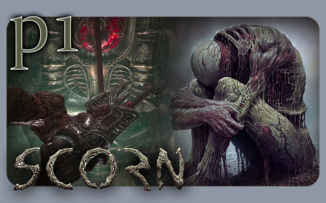 【恐怖游戏】蔑视《scorn》第一章 - 觉醒【4k 全字幕】