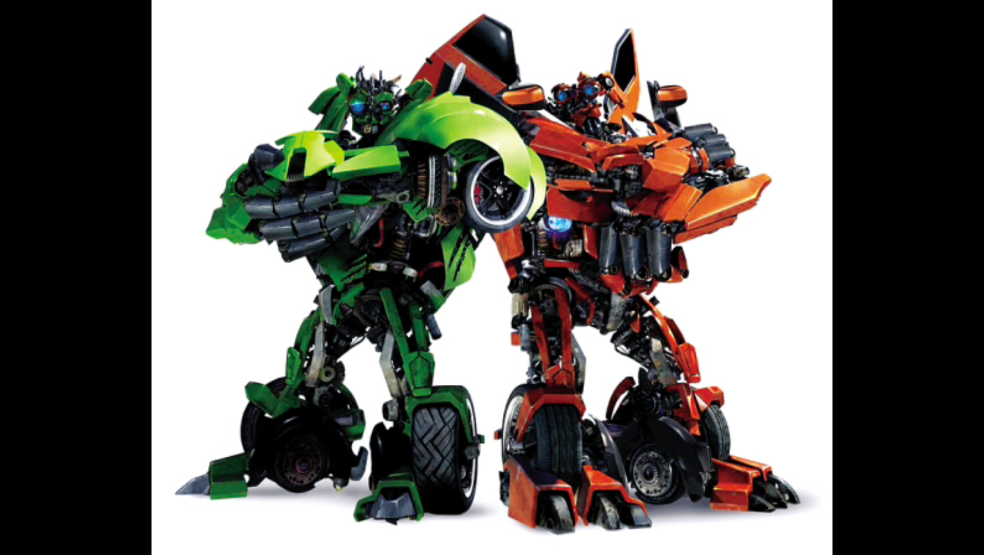 变形金刚2 博派金刚,双胞胎, 挡泥板,刹车.用乐高造出样子.