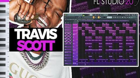 HOW TO MAKE A TRAVIS SCOTT AMBIENT GUITAR BEAT USING FL STUDIO 20-哔哩哔哩