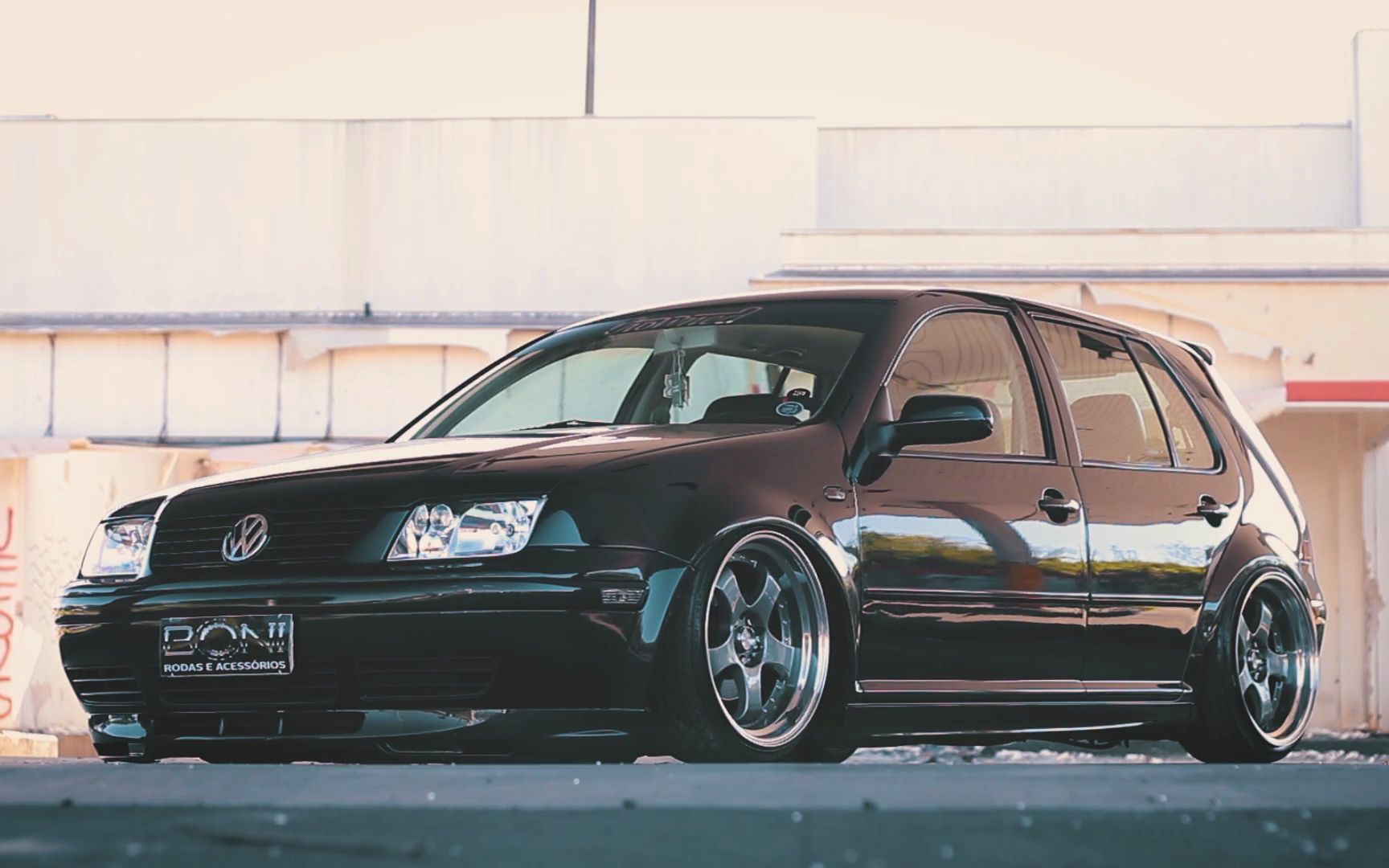 改装车鉴赏宝来前脸的高尔夫四1080p