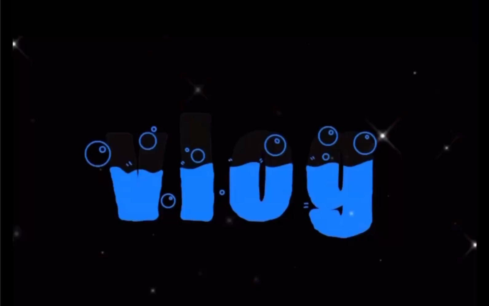 vlog素材视频素材气泡字体去公众号tencyker后台发送气泡即可获得下载